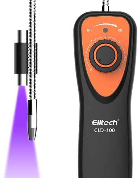 Elitech Refrigerant Leak Detector, CLD-100 Freon Leak Detector Car HVAC Halogen Refrigerant Leak Detector CFCs HCFCs HFCs
