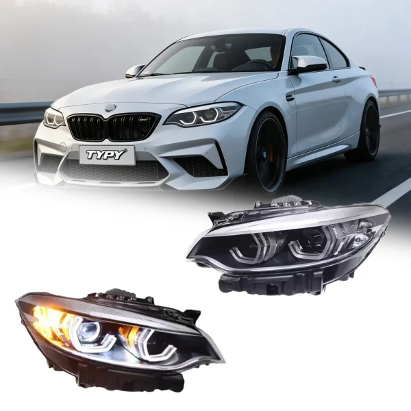 TYPY Car Lights For BMW 2 Series F22 Headlight 2014-2019